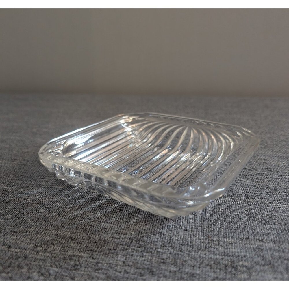 Villeroy & Boch "Quadra" Square Ribbed Dish/Tray/Bowl, 5.25" x 5.25" - Picture 2 of 4